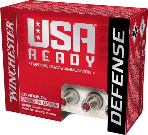 Winchester Ammo RED45HP USA Ready 45 ACP 200 gr Hex Vent Hollow Point 20 Per Box/ 10 Case