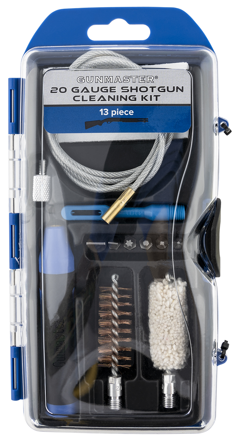 DAC GM20SG GunMaster Cleaning Kit 20 Gauge Shotgun/14 Pieces Black/Blue