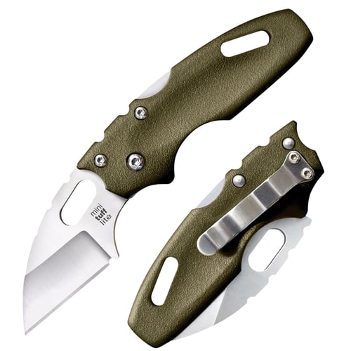Cold Steel Mini Tuff Lite Plain Edge  <br>  Folding Knife OD Green