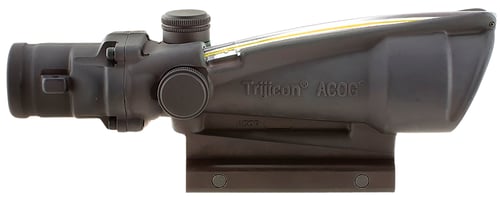 Trijicon 100146 ACOG  Matte Black 3.5x35mm Illuminated Amber Chevron .223/5.56 BDC Reticle
