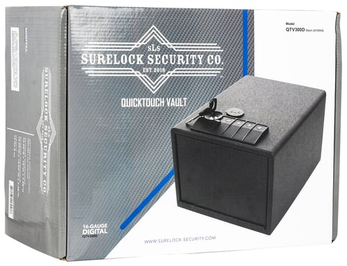 Surelock Security 3418948 QuickTouch 300 Digital Keypad/Key Entry Matte Black Steel Holds 2 Handguns 7.48