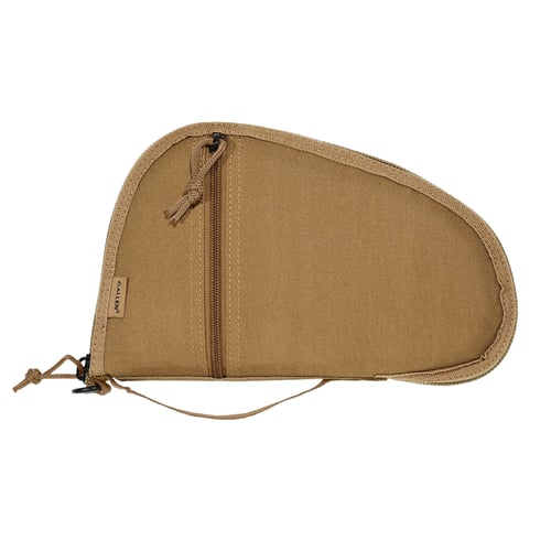 Allen 3613 Torrey  Handgun Case Coyote Tan Polyester, Small Accessory Pocket, Muzzle Pocket & Lockable Zipper 10.50