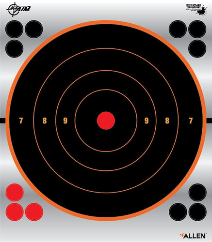 EzAim Reflective Bullseye Target  <br>  9 in. 6 pk.