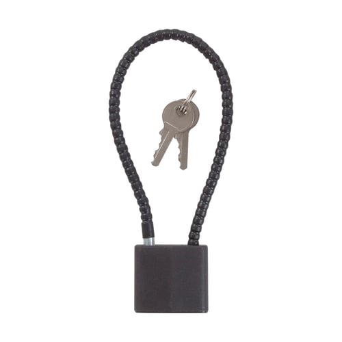 Allen 15413 Cable Lock  Open With Key Black Stainless Steel Firearm Fit- Handgun/Rifle/Shotgun