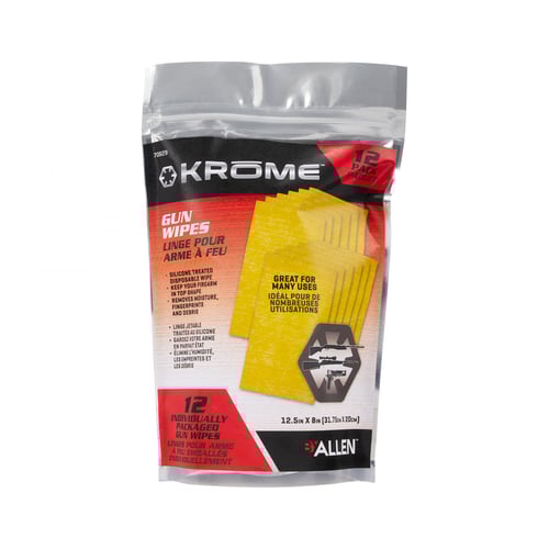 Krome 70629 Krome  Removes Oil, Grease, Dirt Wipes 12 PK | 026509051169