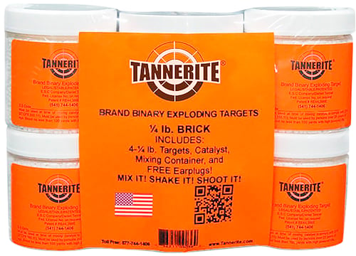 Tannerite Exploding Rifle Target  <br>  1/4 lb. 4 pk.