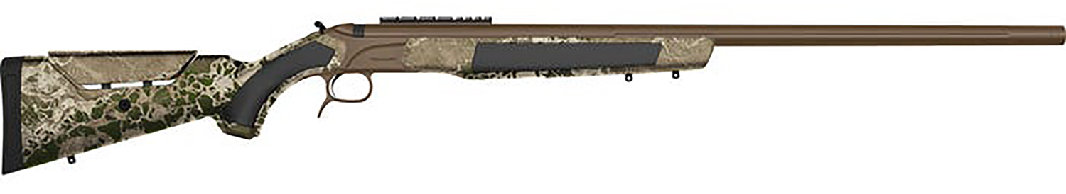 CVA ACCURA LR-X Muzzleloader .45 cal 1:22 Cerakote Patriot Brown/Nitride/Realtree Hillside 30