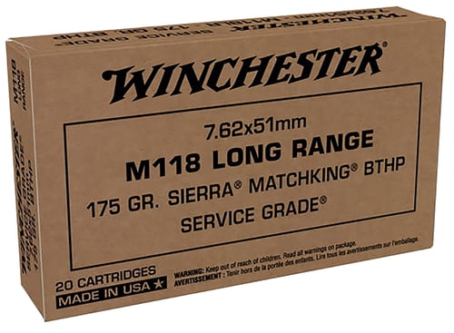 Winchester M118 Long Range Rifle Ammo