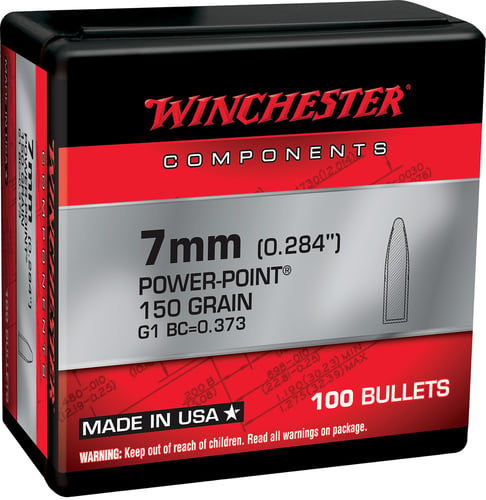 Winchester Ammo WB7PP150X Centerfire Rifle  7mm .284 150 gr Power Point 100 Per Box/ 10 Case