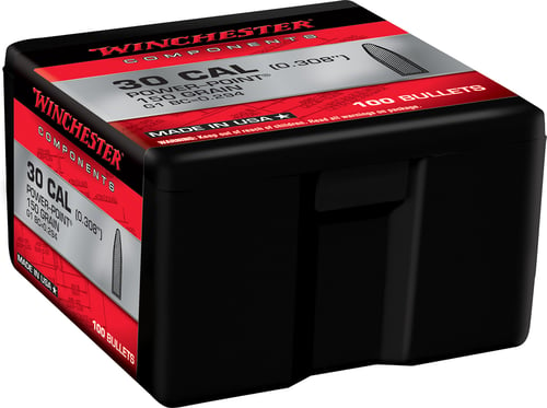 Winchester Ammo WB30FN150X Centerfire Rifle  30-30 Win .308 150 gr Power Point Flat Nose 100 Per Box/ 10 Case