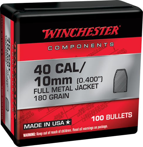 Winchester Ammo WB45HP230D Centerfire Handgun Reloading 45 Cal .451 230 gr Jacket Hollow Point 500 Per Box/ 3 Case