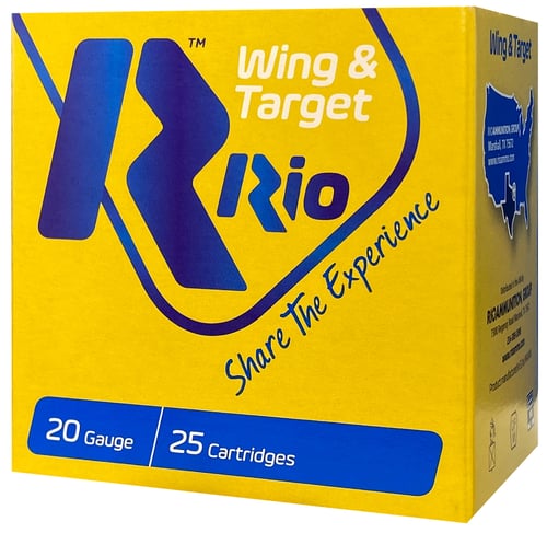 Rio Ammunition WT208 Wing & Target  20 Gauge 2.75