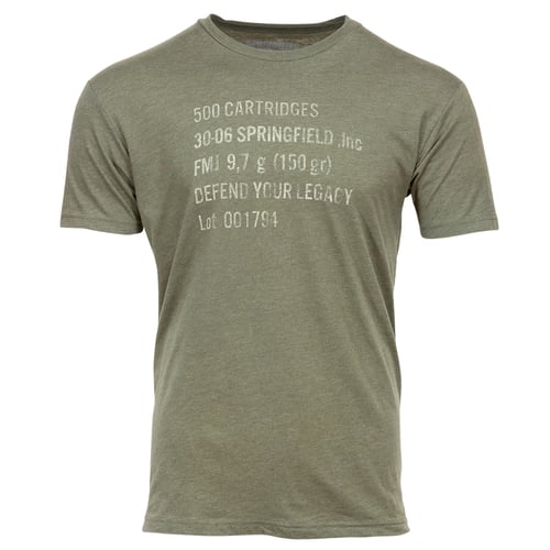 Springfield Armory GEP4407S Ammo Can Mens T-Shirt OD Green Small Short Sleeve