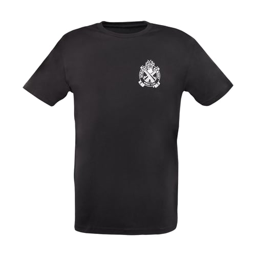 Springfield Armory GEP1656M Logo Crest Mens Black Cotton Short Sleeve Medium