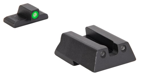 Meprolight USA 415453111 Hyper-Bright  Black | Green Tritium with Green Outline Front Sight Green Tritium with Black Outline Rear Sight Set