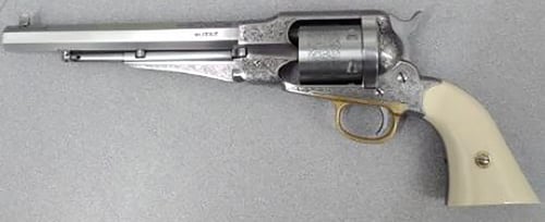Taylors & Company 550763 1858 Remington Conversion 45 Colt (LC) Caliber with 8