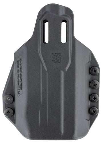 Blackhawk 416302BK Stache  IWB Size 02 Black Polymer Belt Clip Compatible w/Glock 19/23/32/45  Belt 1.50