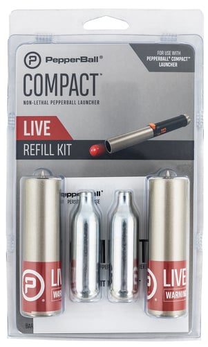 PEPPERBALL COMPACT REFILL KIT LIVE 2-LIVE SD BARREL CARTRIDE