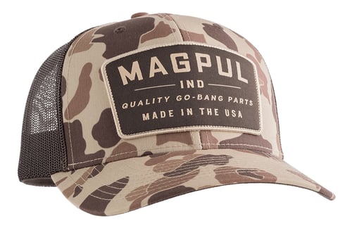 Magpul MAG1102-213 Go Bang Parts Truckers Hat Raider Camo Adjustable Snapback OSFA Structured