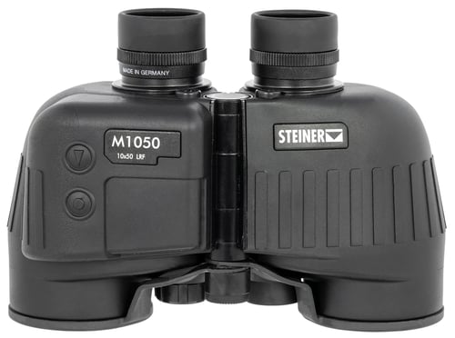 Steiner 2682 M1050 w/Laser Rangefinder 10x50mm Floating Prism Black Rubber Armor Makrolon