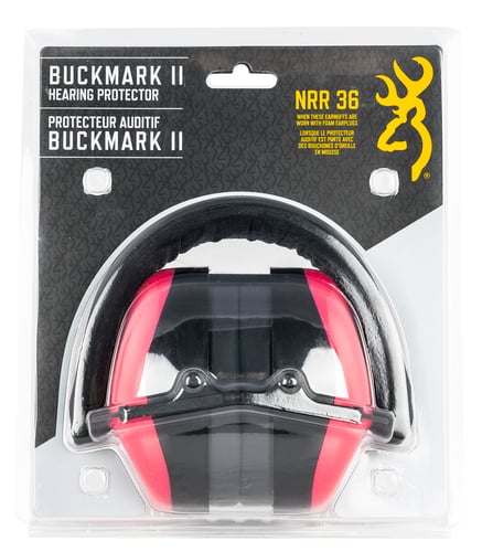 Browning Buckmark II Hearing Protector  <br>  Pink