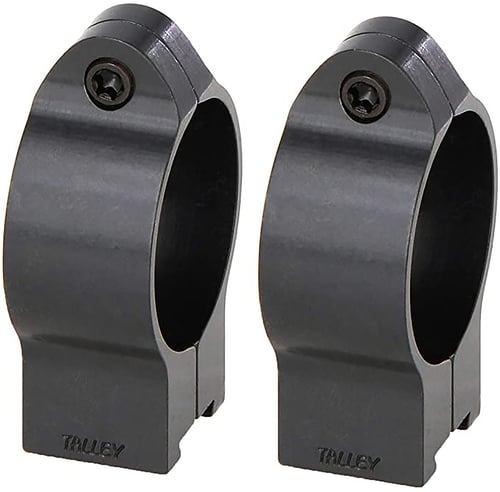 Talley 30CZRH Rimfire Rings  Black CZ 452 European/455/457/512/513 30mm High 0 MOA