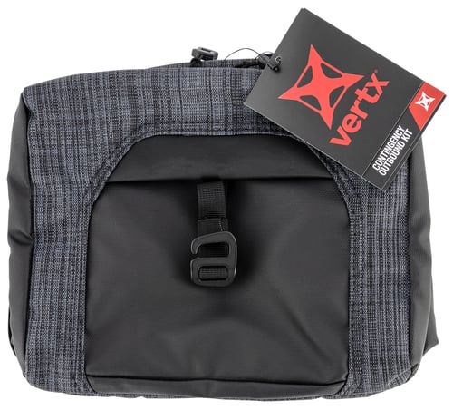 Vertx VTX5250HBKGBKNA Contingency Outbound Kit Deluxe Travel Bag Heather Black w/Galaxy Black Accents 600D Polyester