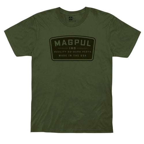 Magpul MAG1111-316-M Go Bang Parts  Olive Drab Cotton Short Sleeve Medium