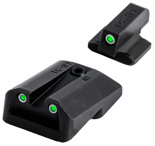 TruGlo TGTG231N2 Tritium  Black | Green Tritium Front Sight Green Tritium Rear Sight