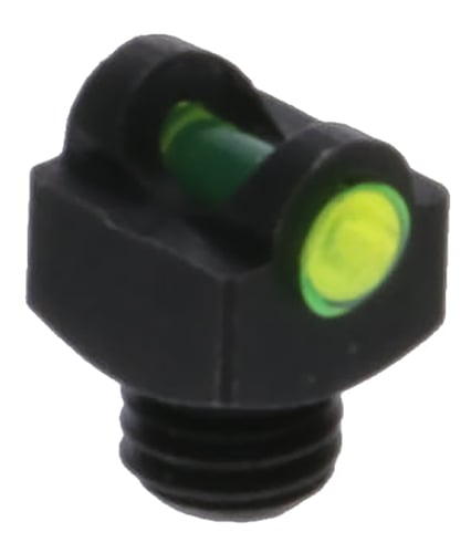 TruGlo TGTG954AG StarBrite Deluxe Bead  Black | Green Fiber Optic Front Sight 6-48