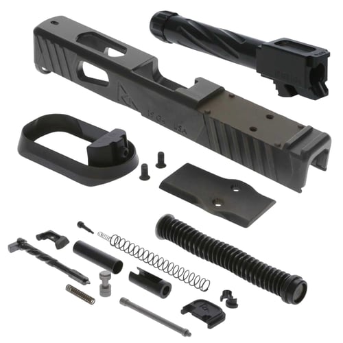 Rival Arms RA-RA13G206B Faction Series Slide A1 Build Kit with Docter Cut Cerakote Battle Bronze 17-4 Stainless Steel for Glock 19 Gen4