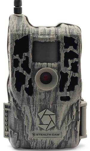 Stealth Cam STCRVRZW Reactor  Camo No Glow IR Flash Up to 32GB SD Card Memory Features Integrated Python Provision Lock Latch