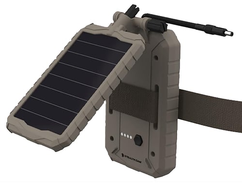 Stealth Cam STCSOLP3X Sol-Pak Solar Battery Pack Li-ion Battery 3000 mAh Tan Features USB Charging Port