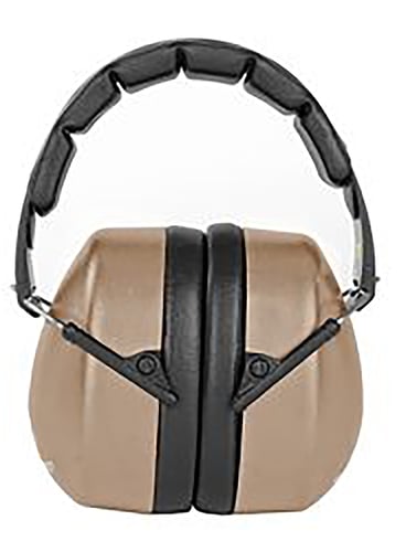 Walkers GWPEXFM3FDE Extra Range Passive Muff 30 dB Folding Flat Dark Earth/Black Polymer