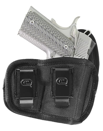 Crossfire Shooting Gear CRFVIGRSA1C3R The Vigor  IWB Size 03 Black Ballistic Nylon Double Belt Clip Fits Compact Fits 3-3.50