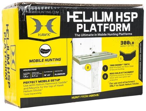 Hawk HWKHHSP Helium HSP Platform Gray Aluminum 10