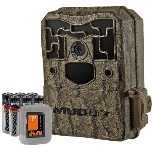 Muddy MUDMTC24VK Pro-Cam 24 Combo Bark Camo LCD Display 24 MP Resolution Invisible Flash SD Card Slot/Up to 32GB Memory