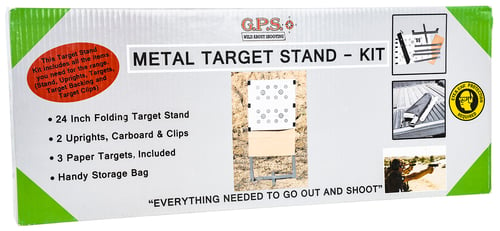 Birchwood Casey 2395MTSKIT Metal Target Stand Kit Gray Standing Metal 24