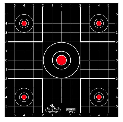 Birchwood Casey 35270 Dirty Bird  Bullseye Tagboard Target 12