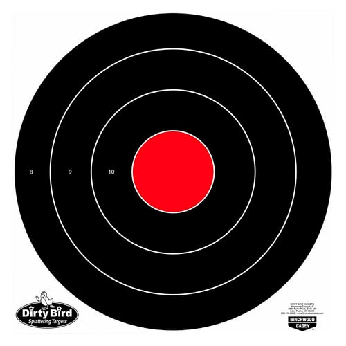 Birchwood Casey 35181 Dirty Bird  Bullseye Tagboard Target 17.25