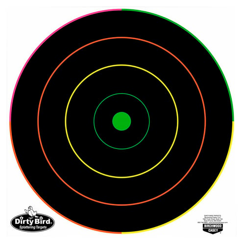 Birchwood Casey 35870 Dirty Bird  Bullseye Tagboard Target 12