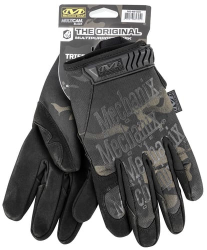 Mechanix Wear MG68009 Original  Black Multi-Cam Synthetic Leather Medium TPR Closure