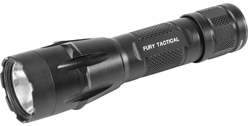 FURY DUAL FUEL TACTICAL 6VFury DFT Flashlight Black - 1500 Lumens - Dual fuel battery technology allows for power by either two 123A lithium batteries or a single SF18650B lithium-ion rechargeable battery - Virtually indestructible ultra-high-output LED generates 1,chargeable battery - Virtually indestructible ultra-high-output LED generates 1,100 lumens100 lumens