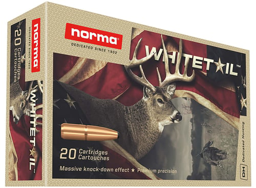 Norma Ammunition 20177382 Dedicated Hunting Whitetail 308 Win 150 gr Pointed Soft Point 20 Per Box/ 10 Case