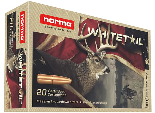 Norma Ammunition 20171512 Dedicated Hunting Whitetail 7mm Rem Mag 150 gr Pointed Soft Point 20 Per Box/ 10 Case