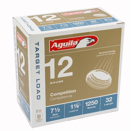 AGUILA SHOTSHELL 12GA HDCP 25RD 10BX/CS 1 1/8OZ #7.5