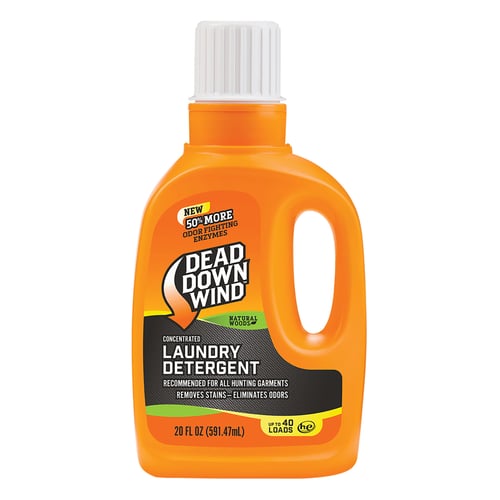 Dead Down Wind 1192018 Laundry Detergent  Odor Eliminator Natural Woods Scent 20 oz Jug