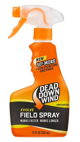 Dead Down Wind 131218 Evolve Field Spray  Odor Eliminator Unscented Scent 12 oz Trigger Spray