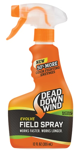 Dead Down Wind 1391218 Evolve Field Spray  Cover Scent Natural Woods Scent 12 oz Trigger Spray
