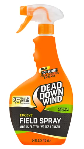 Dead Down Wind Field Spray Natural Woods Scented - 24 oz